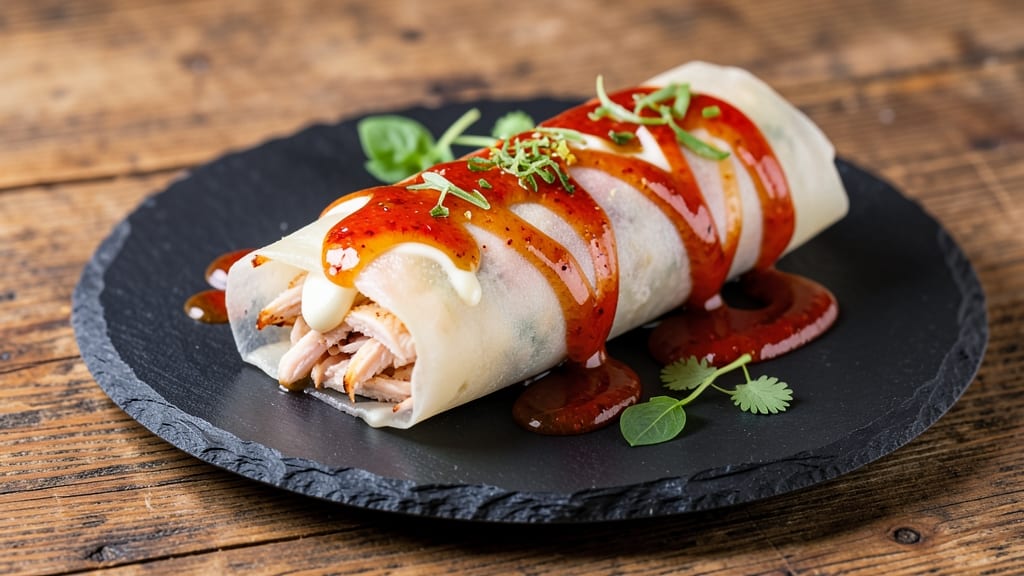 Bang Bang Chicken Rice Paper Rolls Recipe: Crunchy Wraps With Creamy Spicy Kick