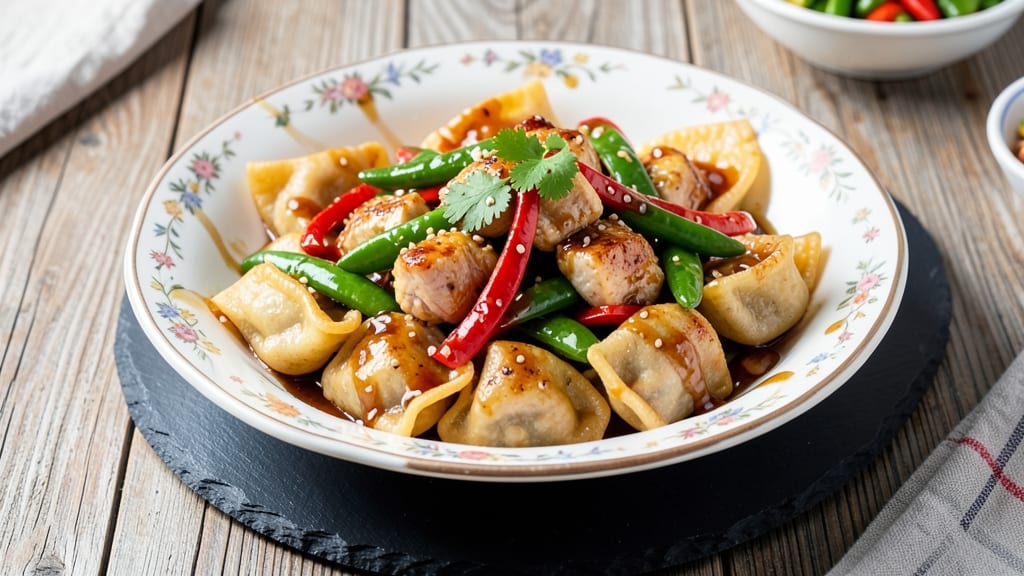 Applebee's Chicken Wonton Stir Fry Recipe: Crispy Wonton Bites with Sweet-Spicy Glaze