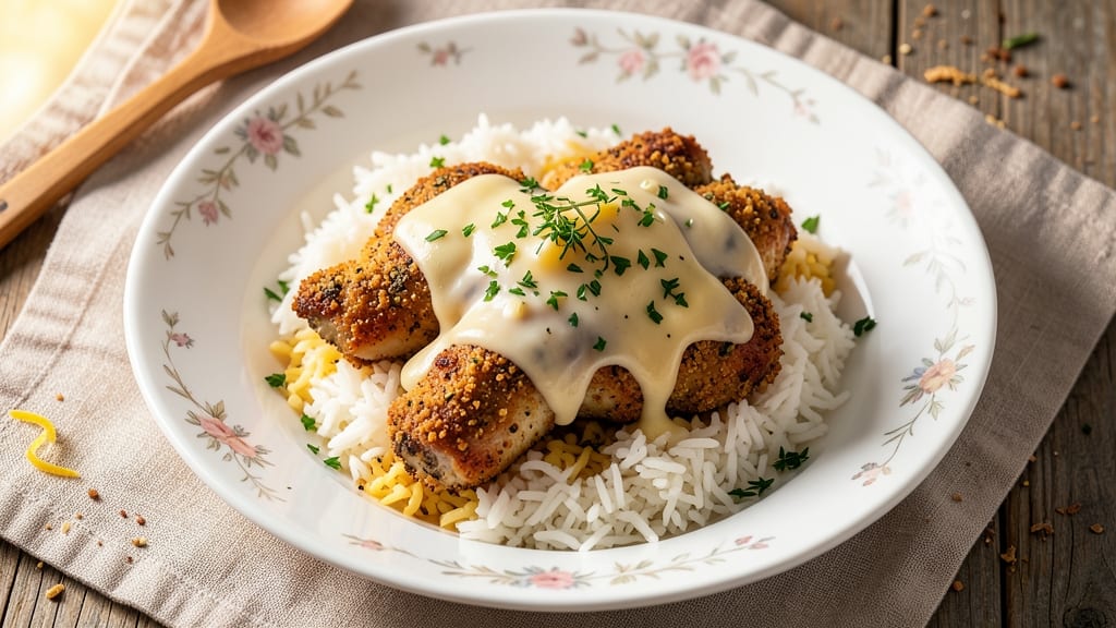 Barefoot Contessa Chicken Divan Recipe with Rice: Herbed Cheese-Crusted Comfort in One Pan