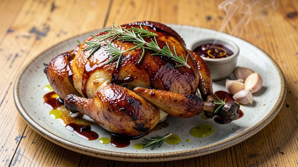Balsamic Roast Chicken Recipe: Glossy Caramelized Crust With Juicy Centers