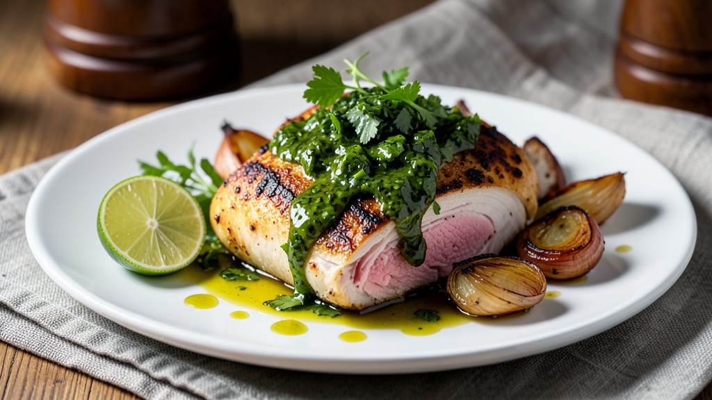 Baked Chicken Cilantro Lime Recipe: Zesty Herb Crust With Juicy Centers