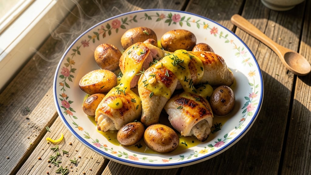 Authentic Greek Lemon Chicken And Potatoes Recipe: Bright Citrus-Herb Roast With Crispy Edges