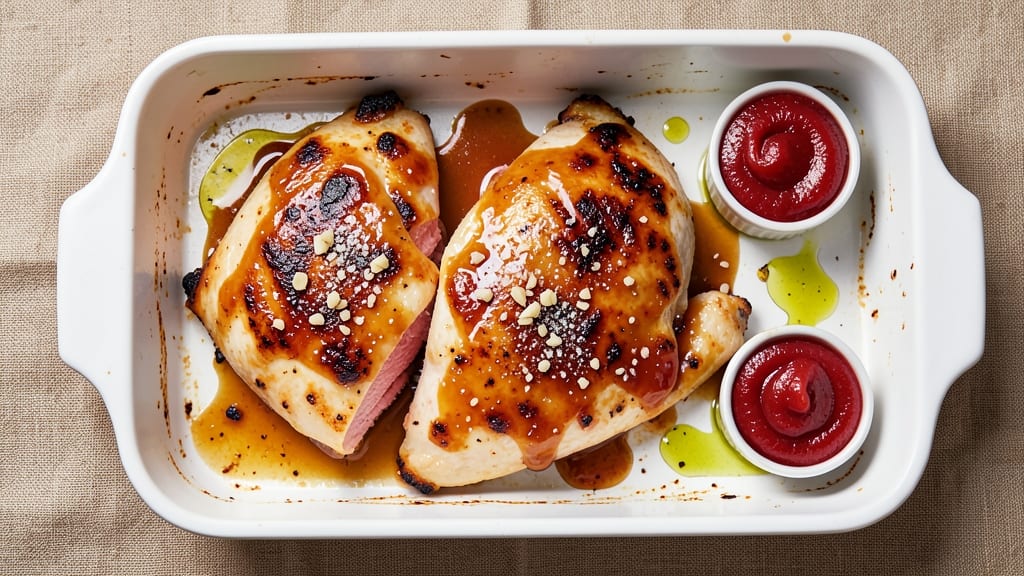 Baked Applesauce Chicken Recipe: Sweet-Tart Glaze That Locks In Moisture