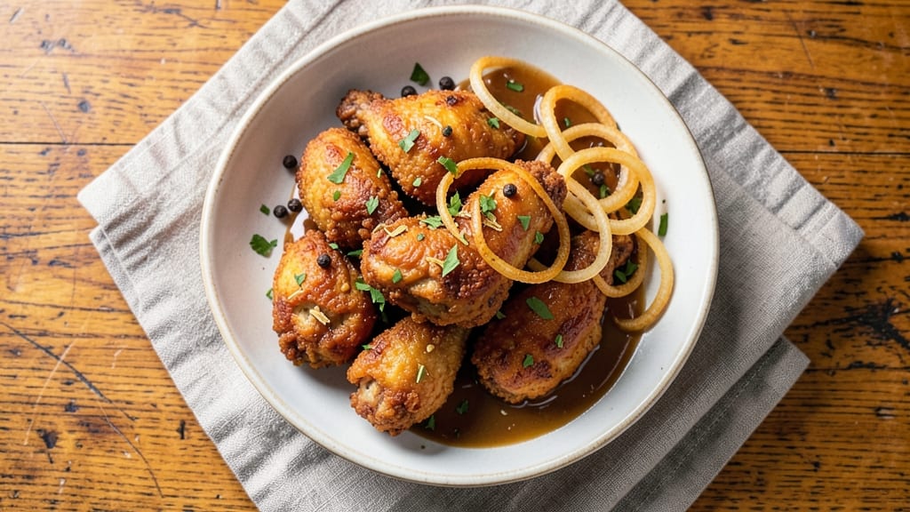 Anne Burrell's Fried Chicken Recipe: Spiced Flour Coating That Stays Crunchy All Night