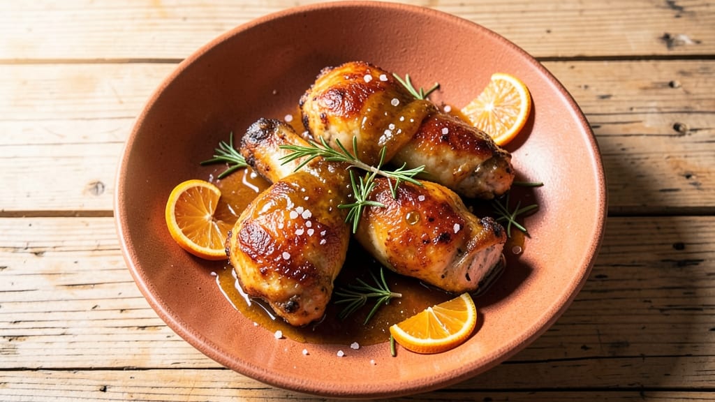 Baked Catalina Chicken Thighs Recipe: Crispy Parmesan-Crusted with Tangy Citrus Zing