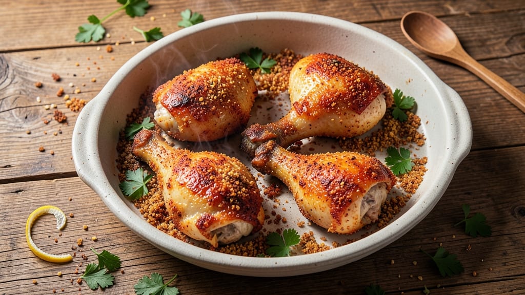 Baked Breaded Chicken Legs Recipe: Double-Crusted Crunch Without the Fryer