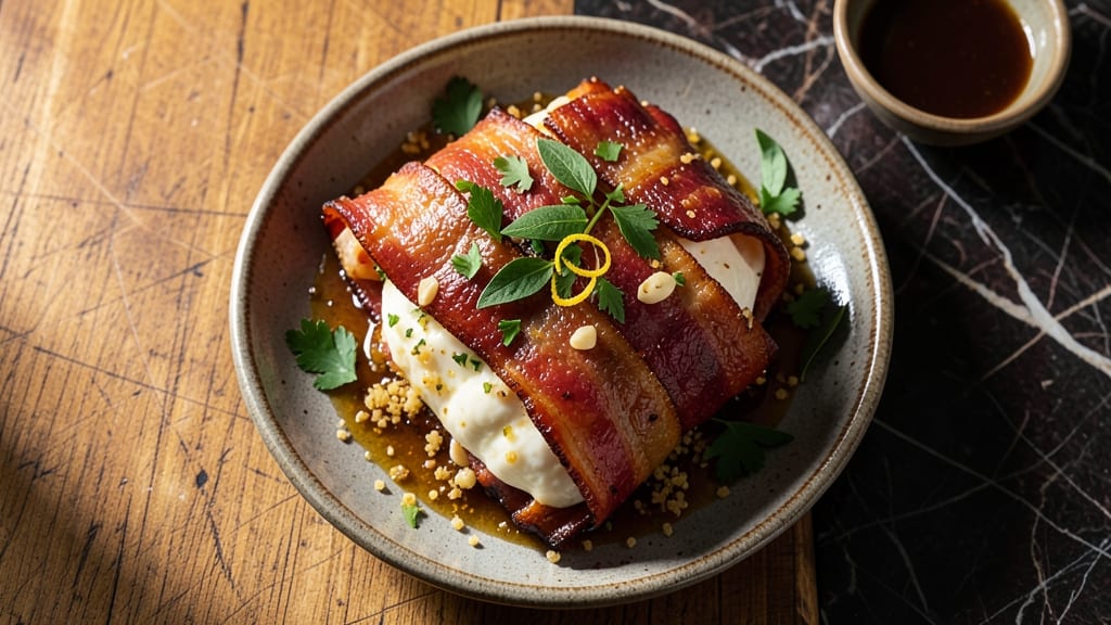 Bacon-Wrapped Stuffed Chicken Rolls Recipe: Smoky Crispy Bites with Juicy Centers