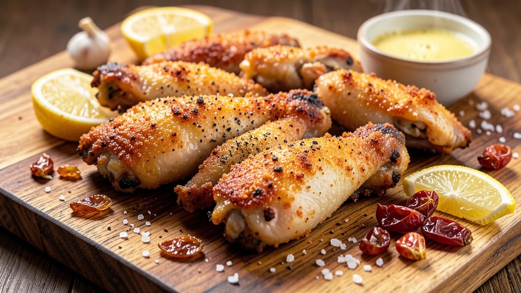 Baked Chicken Wings Recipe With Flour: Buttery Crisp Coating From Oven to Table
