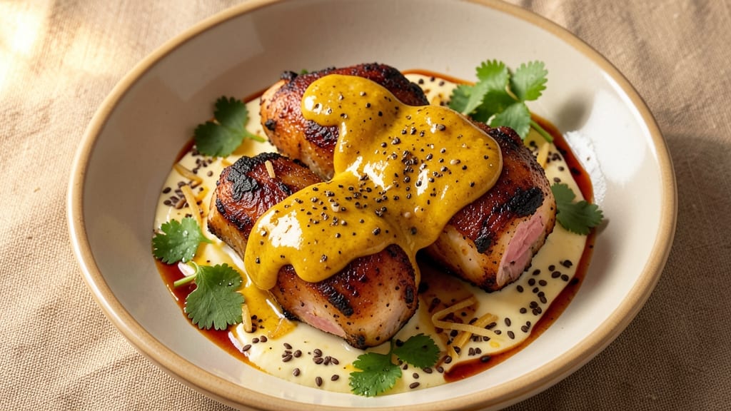 Baked Chicken Thighs Indian Recipe: Spiced Yogurt Marinated Heat in One Pan