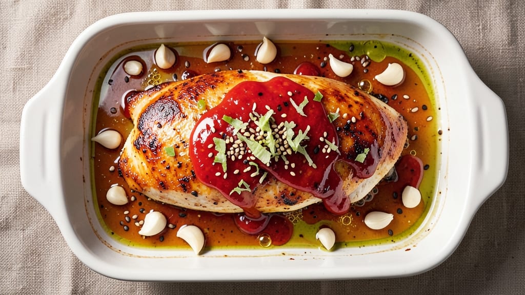 Baked Honey Garlic Chicken Breast Recipe: Glazed Crunch Meets Juicy Centers