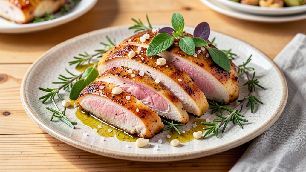 Baked Herbal Chicken Recipe: Pan-Sear Golden Crust, Herb-Infused Juices