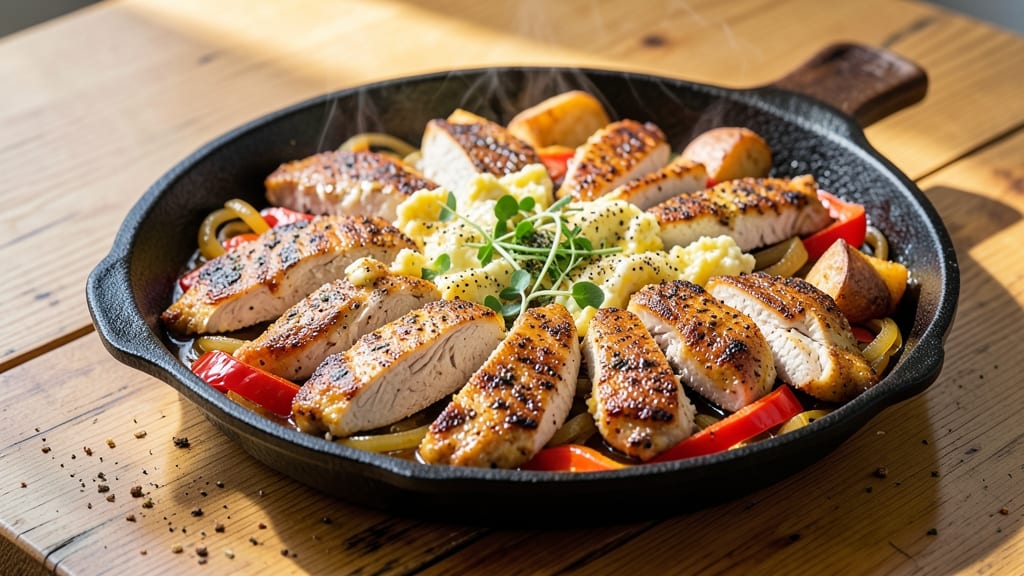 Applebee's Sizzling Chicken Skillet Recipe: Crispy Parmesan-Topped Comfort in One Pan