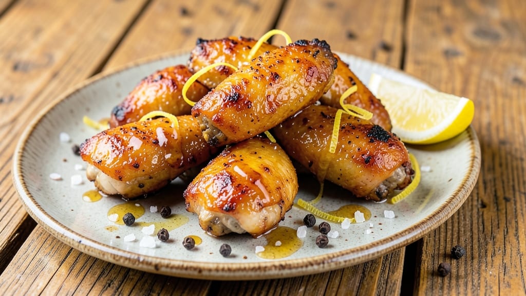 Air Fry Lemon Pepper Chicken Wings Recipe: Crispy, Zesty Bites in 15 Minutes