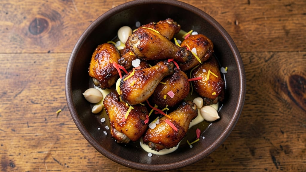 Alton Brown's Chicken Wings Recipe: Crispy Celery Crown Over Mushroom Sauce Magic