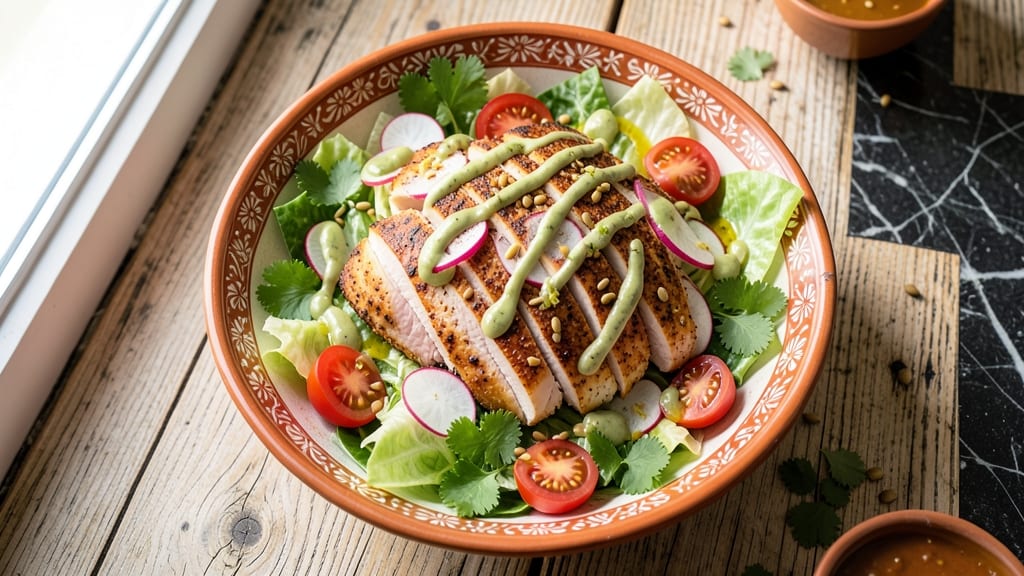 Authentic Mexican Chicken Salad Recipe: Lime-Cilantro Zing With Crunchy Toppings