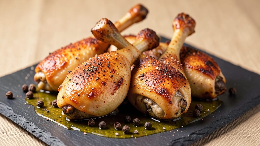 Baked Chicken Thighs and Drumsticks Recipe: Crispy Skin, Juicy Meat in One Pan