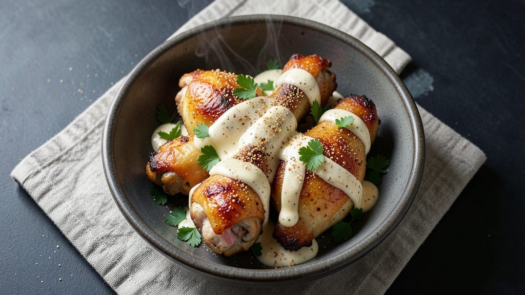 Baked Ranch Chicken Legs Recipe: Herb-Infused Crisp With Melty Cheese Magic
