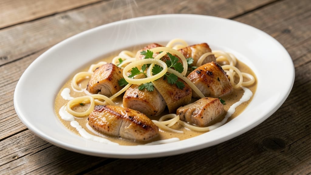 Campbell's Cream of Celery Chicken Recipe: One-Pot Creamy Crunch Over Egg Noodles