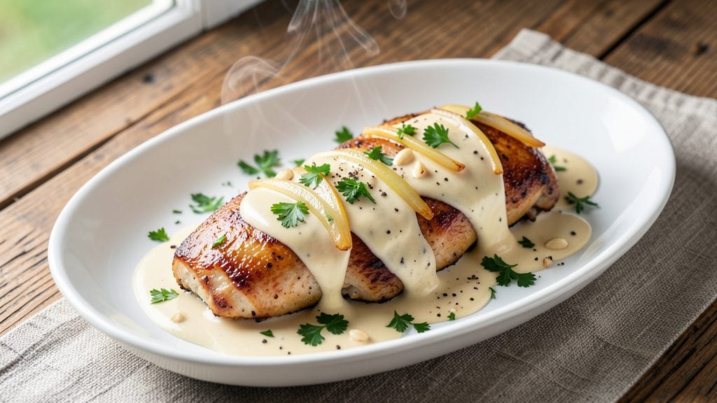 Campbell's Cream of Chicken Chicken Recipe: One-Pot Creamy Comfort With Crispy Celery Crown