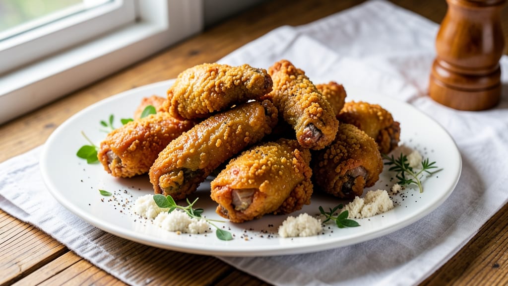 Basic Fried Chicken Wings Recipe: Air-Crisped Without Deep-Fryer Mess