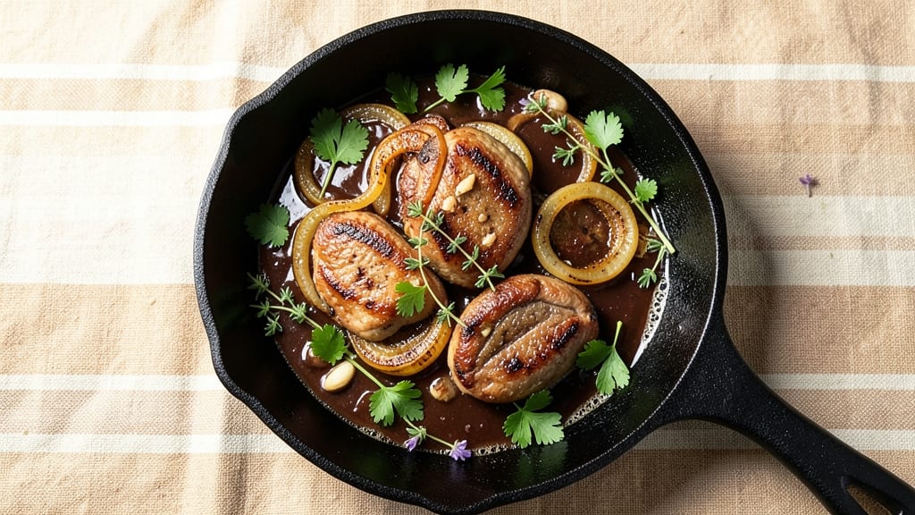 Chicken Liver Recipe: Pan-Seared with Herbed Butter Crust