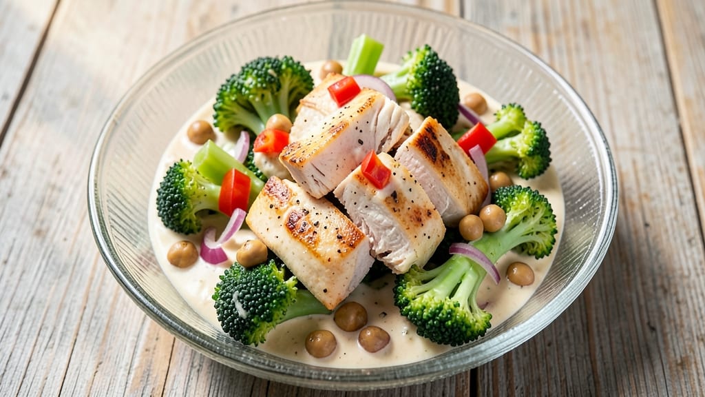 Chicken Salad Chick Broccoli Salad Copycat Recipe: Chickpea-Broccoli Crunch in 15 Minutes