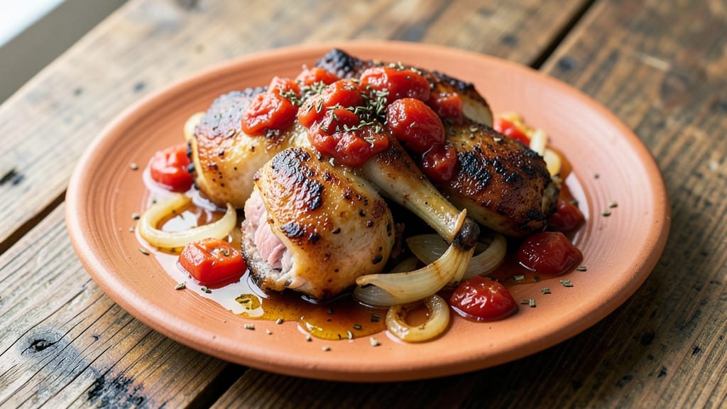Chicken Thighs With Canned Tomatoes Recipe: One-Pan Braised Beauty in 40 Minutes