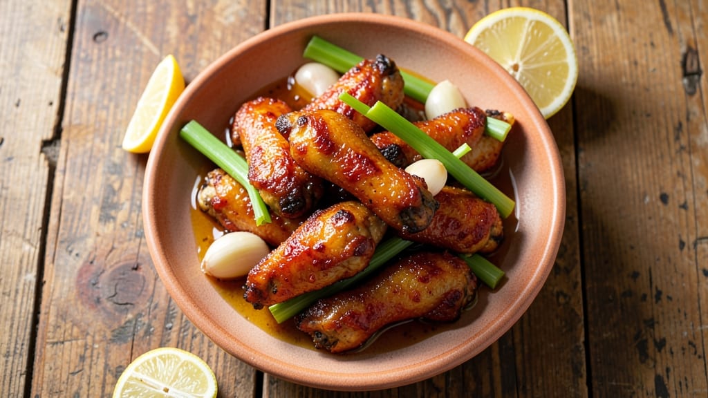 Chicken Wings Without Skin Recipe: Crispy Celery Crown Magic in One Pan