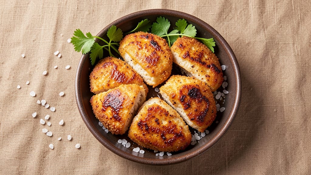 Chili's Original Chicken Crispers Recipe: Crispy Celery Crown Over Juicy Pink Centers