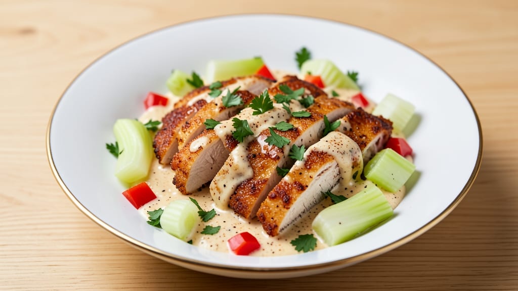 Copycat Zaxby's Chicken Salad Recipe: Crispy Celery Crown Over Creamy Ranch Magic