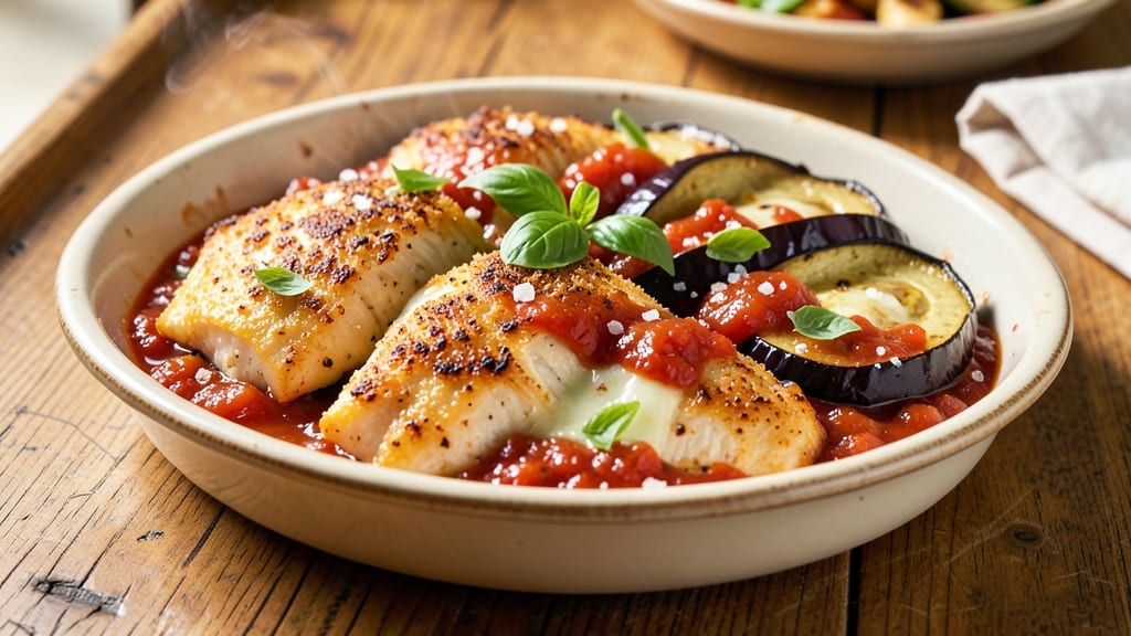 Baked Chicken and Eggplant Parmesan Recipe: Layered Italian Crispness Without the Mess