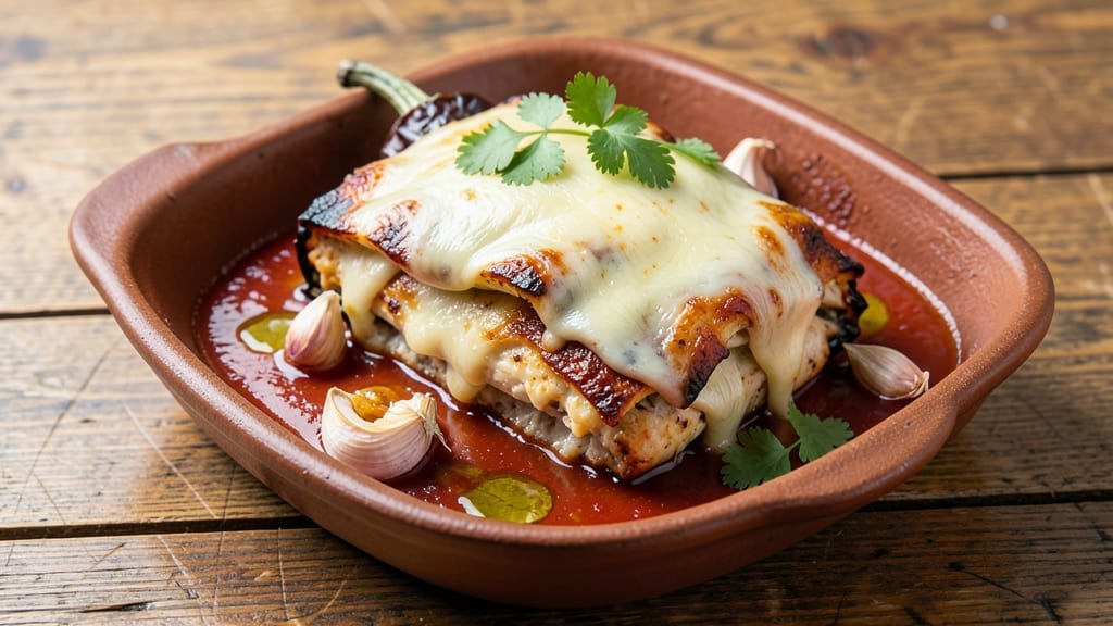 Baked Chicken Chile Relleno Recipe: Stuffed Poblano Magic With Cheese-Filled Surprise