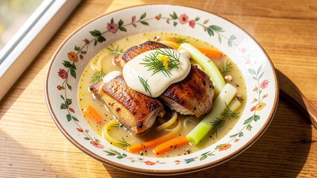 Authentic Greek Lemon Chicken Soup Recipe: Bright Citrus Broth with Tender Chicken