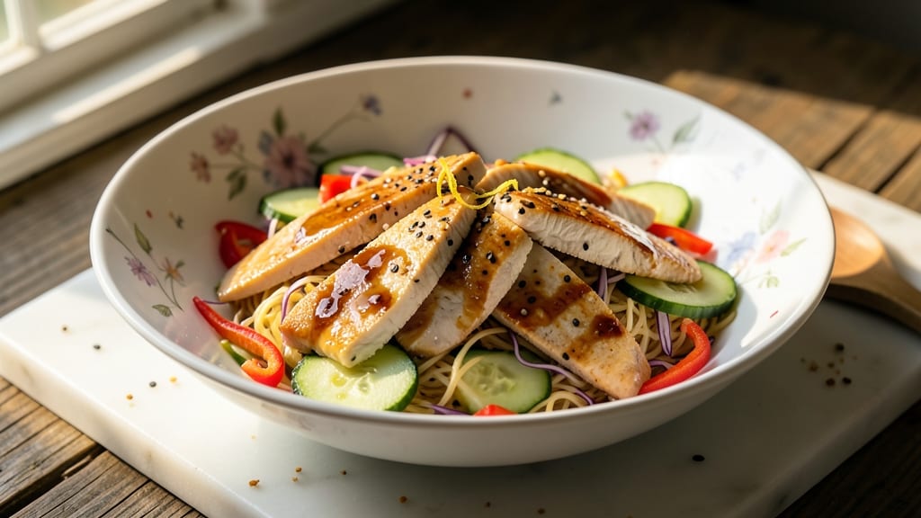 Barefoot Contessa's Chinese Chicken Salad Recipe: Crunchy Sesame-Ginger Bites with Tangy Dressing