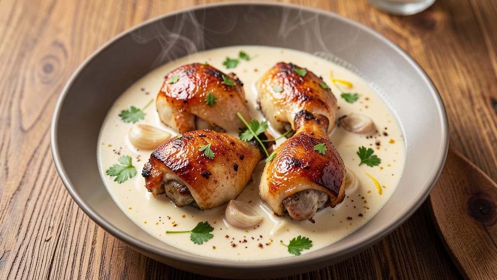Baked Chicken Thighs With Cream Of Chicken Soup Recipe: Soupy Baked Tenderness in One Dish