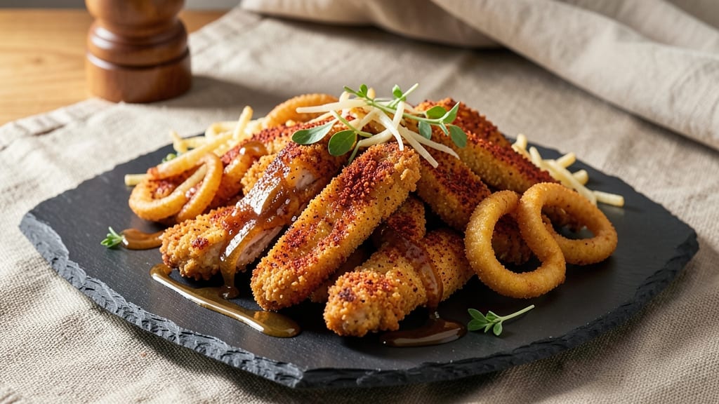 Baked Fried Chicken Strips Recipe: Double-Crisp Layers Without the Oil