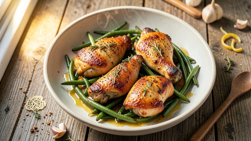 Babe's Chicken Dinner House Green Beans Recipe: Buttery Garlic Roast with Crisp-Tipped Greens