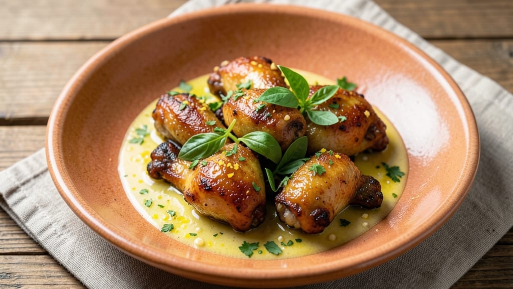 Italian Chicken Wings Recipe: Crispy Parmesan Crunch With Lemon Garlic Kick