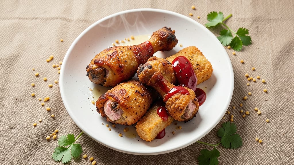KFC-Style Fried Chicken Drumsticks Recipe: Crispy Bark, Juicy Pink Centers