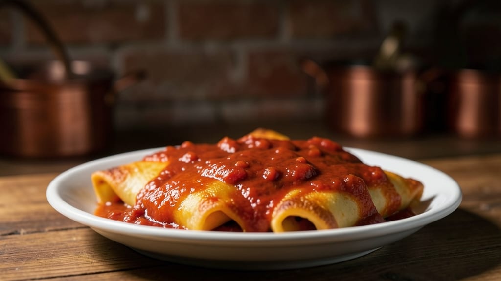 Maggiano's Chicken and Spinach Manicotti Copycat Recipe: Crisp Celery Crown Over Creamy Mushroom Noodles
