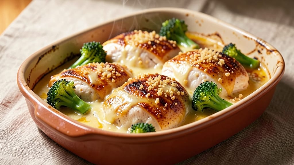 Mary Berry's Chicken and Broccoli Bake Recipe: Golden Crust Over Creamy Cheese Sauce