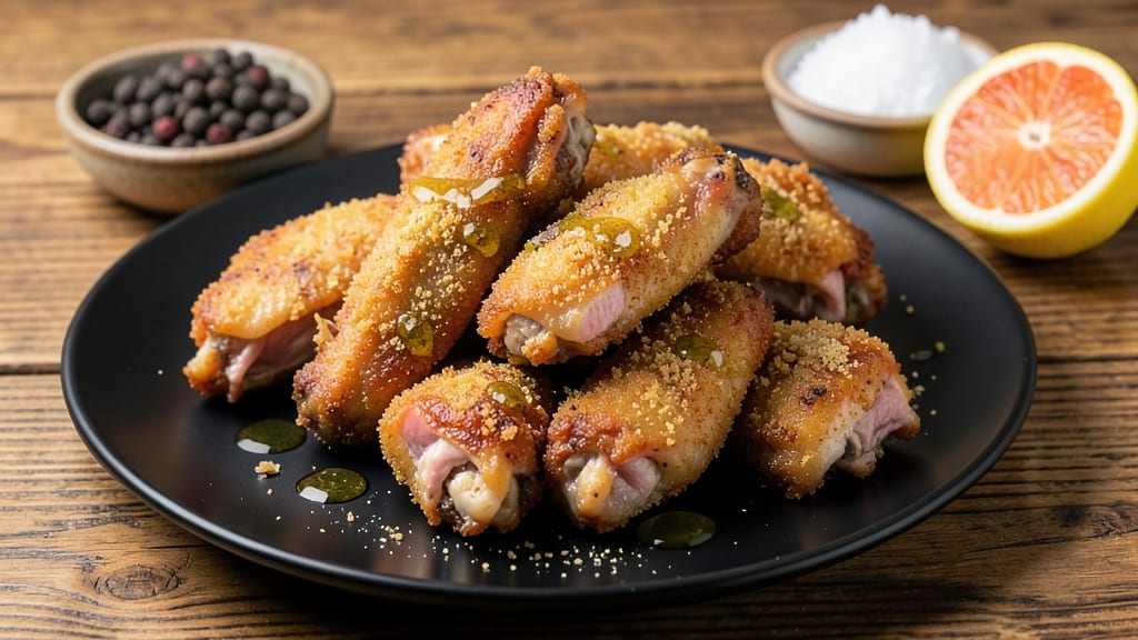 Original Chicken Wings Recipe: Crispy Skin, Juicy Pink Hearts