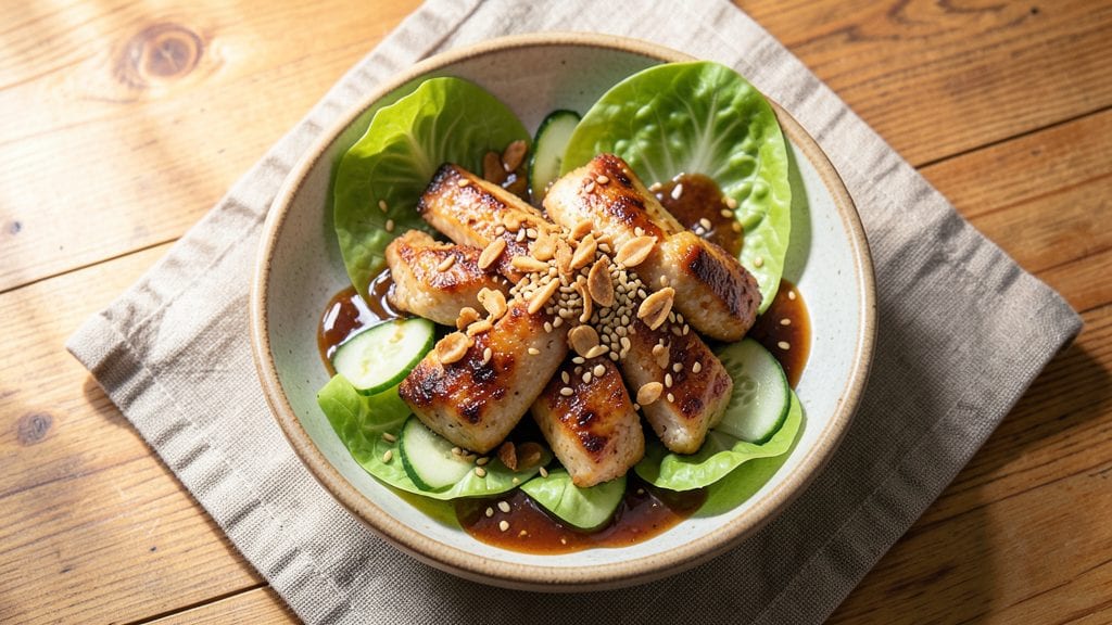Pf Chang's Chicken Lettuce Wraps Copycat Recipe: Crispy Celery Crown Over Silky Mushroom Sauce