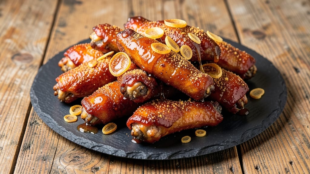 Tasty Chicken Wings Recipe: Air-Crisped with Spicy Honey Glaze